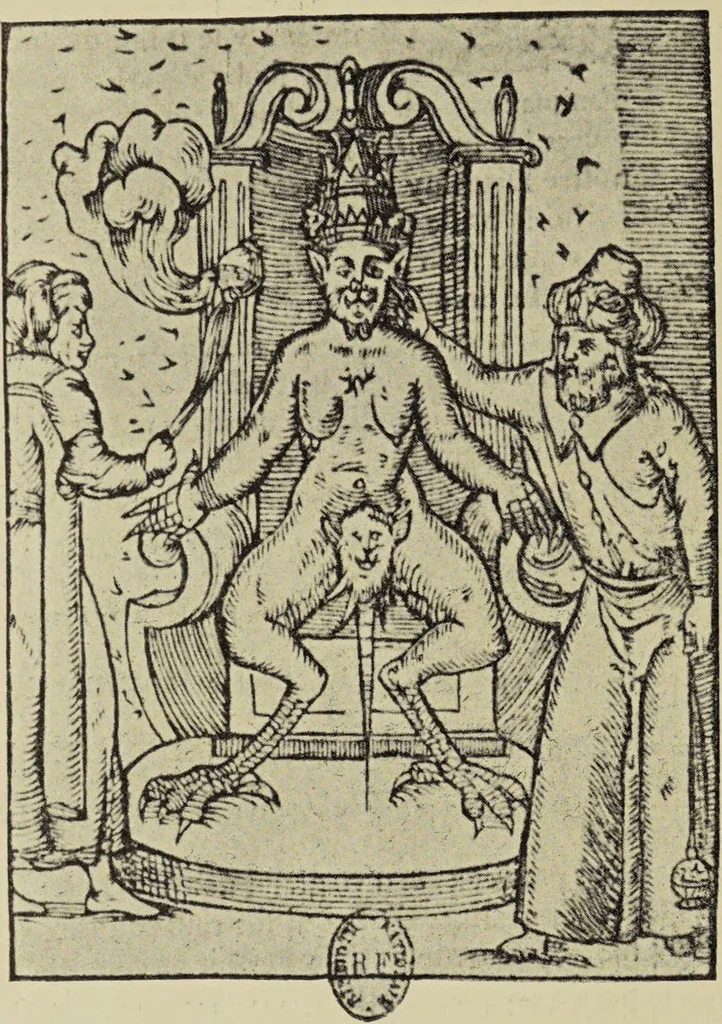 An illustration from Le musée des sorciers : mages et alchemistes / par Grillot de Givry., 1929, leaf 144