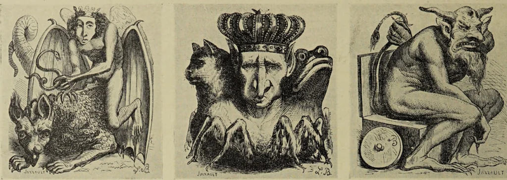 An illustration from Le musée des sorciers : mages et alchemistes / par Grillot de Givry., 1929, leaf 154