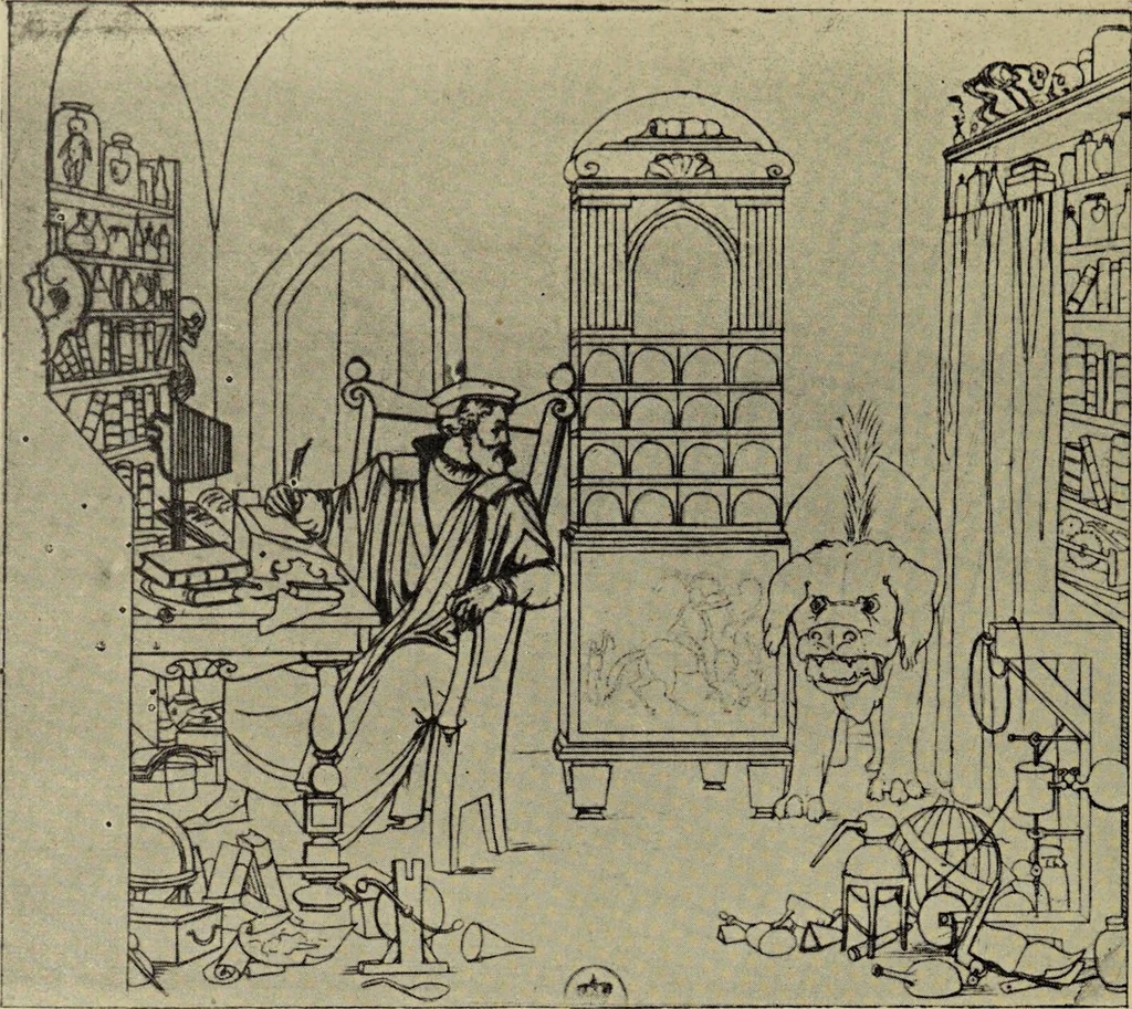 An illustration from Le musée des sorciers : mages et alchemistes / par Grillot de Givry., 1929, leaf 156