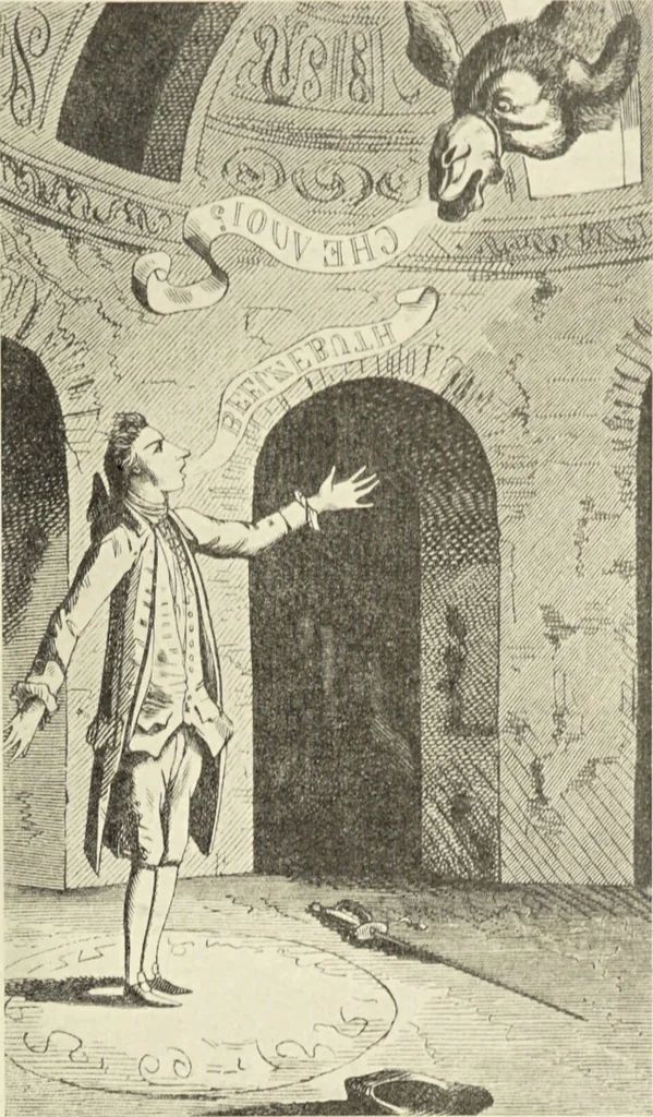 An illustration from Le musée des sorciers : mages et alchemistes / par Grillot de Givry., 1929, leaf 159