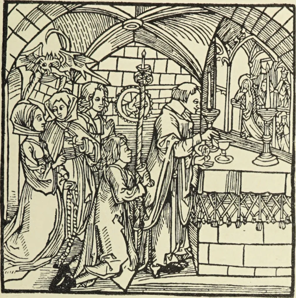 An illustration from Le musée des sorciers : mages et alchemistes / par Grillot de Givry., 1929, leaf 163