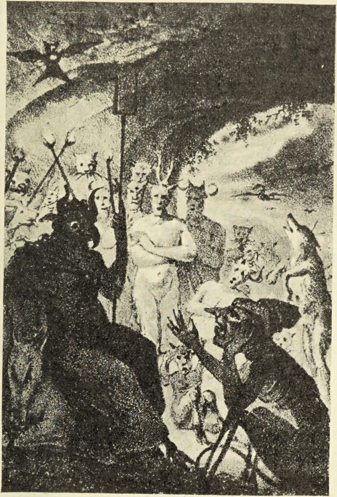 An illustration from Le musée des sorciers : mages et alchemistes / par Grillot de Givry., 1929, leaf 169