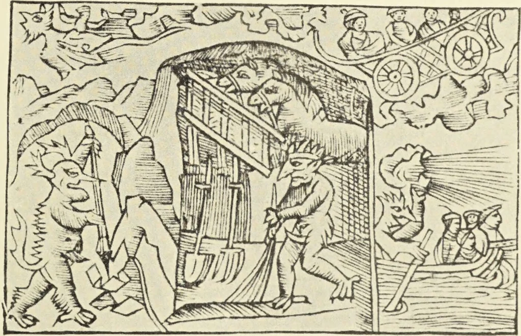 An illustration from Le musée des sorciers : mages et alchemistes / par Grillot de Givry., 1929, leaf 173