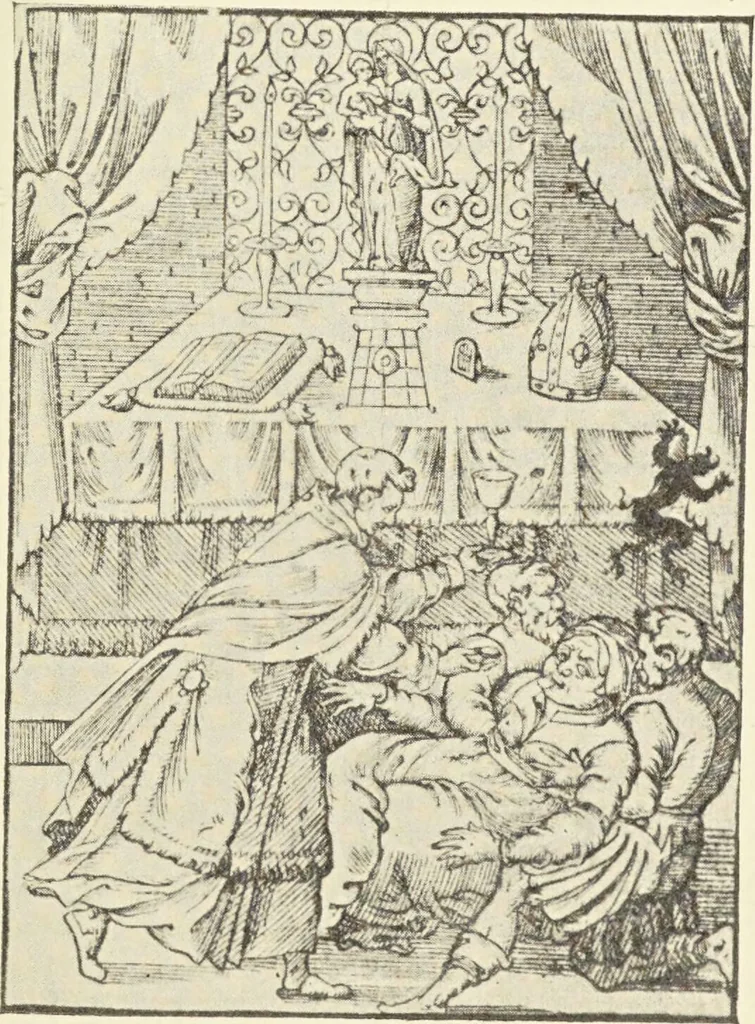 An illustration from Le musée des sorciers : mages et alchemistes / par Grillot de Givry., 1929, leaf 189
