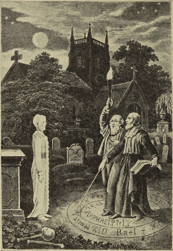 An illustration from Le musée des sorciers : mages et alchemistes / par Grillot de Givry., 1929, leaf 198