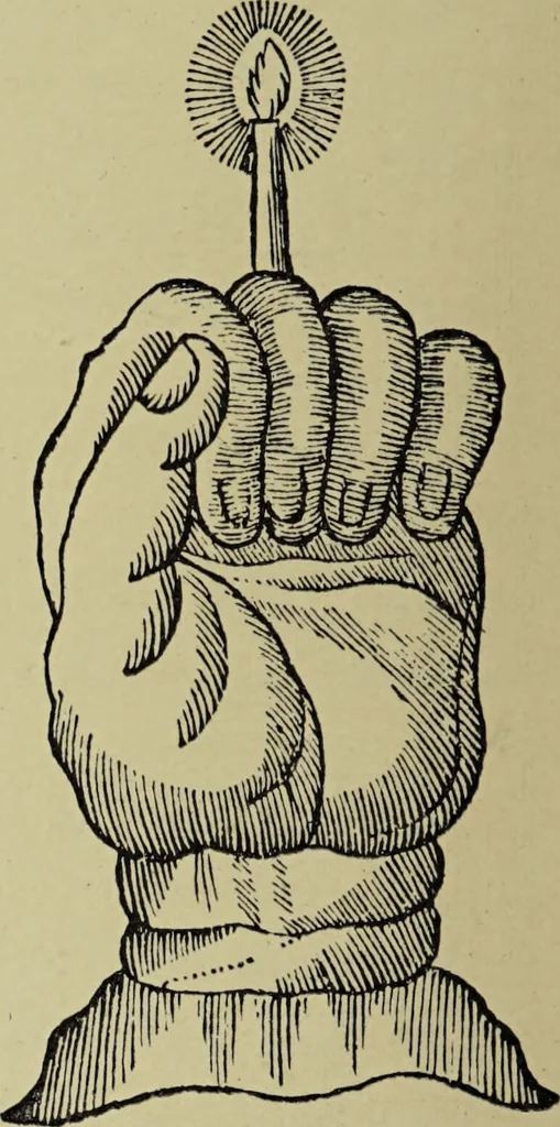 An illustration from Le musée des sorciers : mages et alchemistes / par Grillot de Givry., 1929, leaf 210