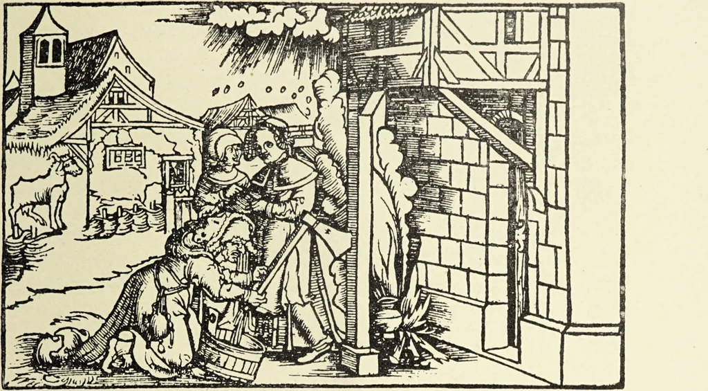 An illustration from Le musée des sorciers : mages et alchemistes / par Grillot de Givry., 1929, leaf 213
