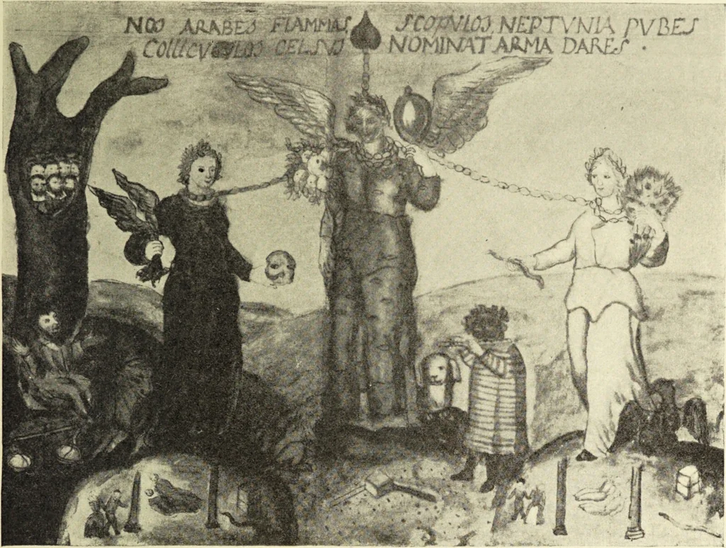 An illustration from Le musée des sorciers : mages et alchemistes / par Grillot de Givry., 1929, leaf 433