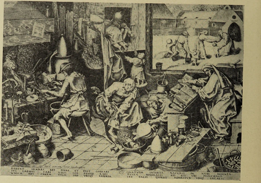An illustration from Le musée des sorciers : mages et alchemistes / par Grillot de Givry., 1929, leaf 458