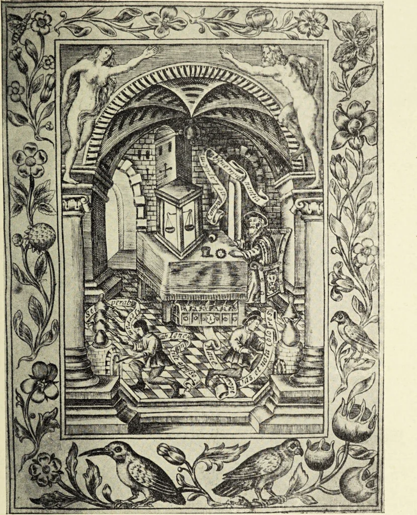 An illustration from Le musée des sorciers : mages et alchemistes / par Grillot de Givry., 1929, leaf 465