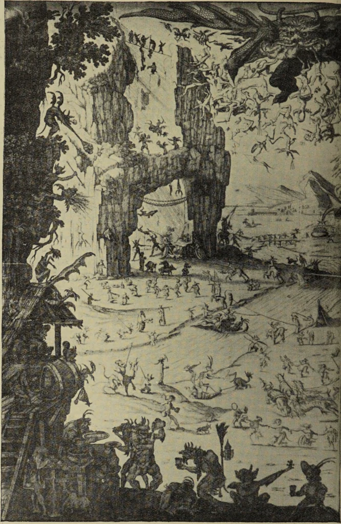 An illustration from Le musée des sorciers : mages et alchemistes / par Grillot de Givry., 1929, leaf 50