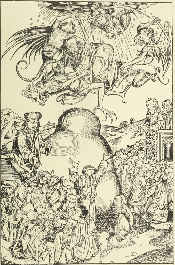 An illustration from Le musée des sorciers : mages et alchemistes / par Grillot de Givry., 1929, leaf 53