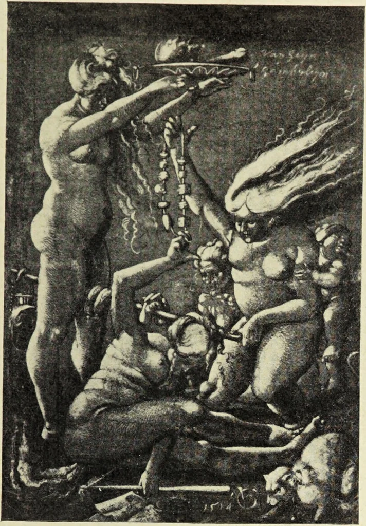 An illustration from Le musée des sorciers : mages et alchemistes / par Grillot de Givry., 1929, leaf 63