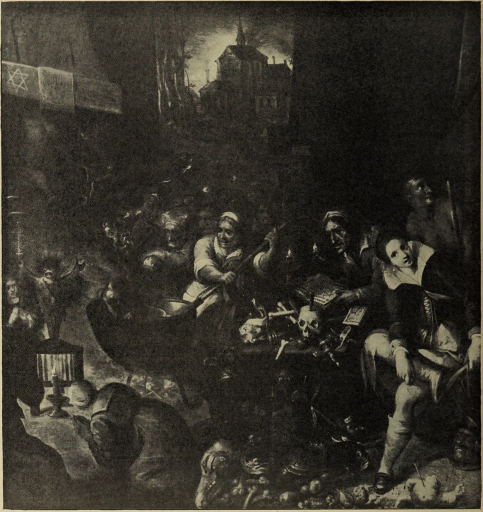 An illustration from Le musée des sorciers : mages et alchemistes / par Grillot de Givry., 1929, leaf 70