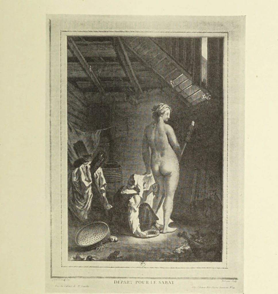 An illustration from Le musée des sorciers : mages et alchemistes / par Grillot de Givry., 1929, leaf 77