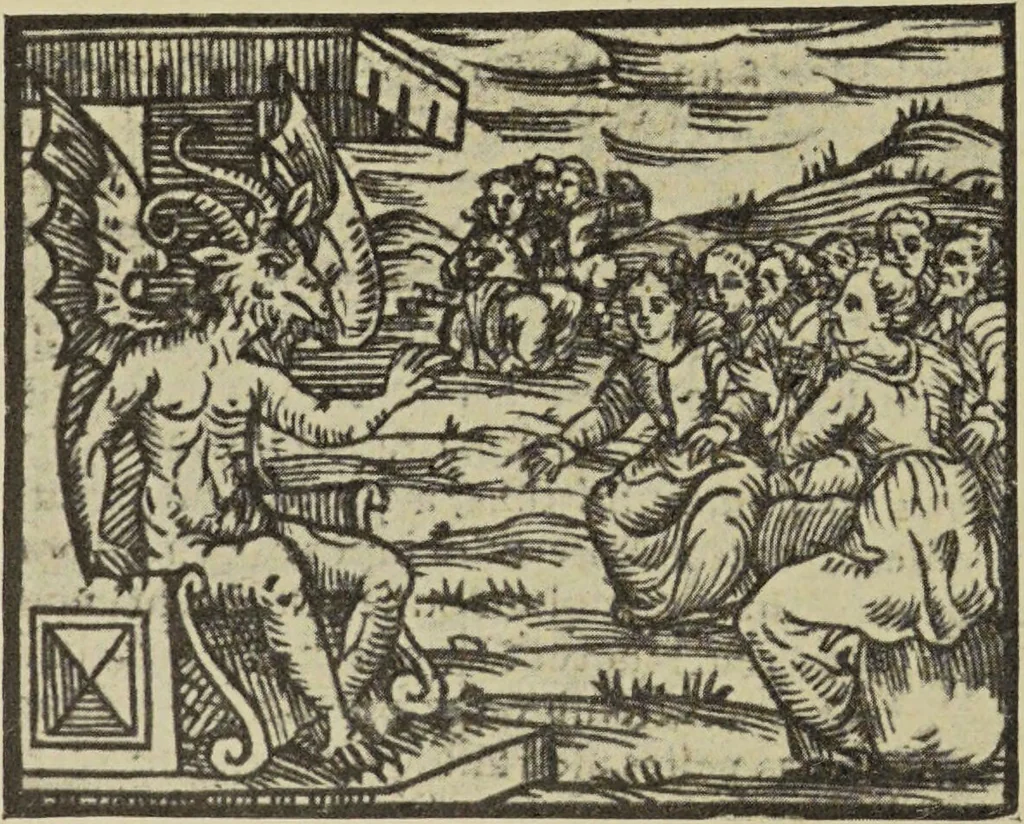 An illustration from Le musée des sorciers : mages et alchemistes / par Grillot de Givry., 1929, leaf 82