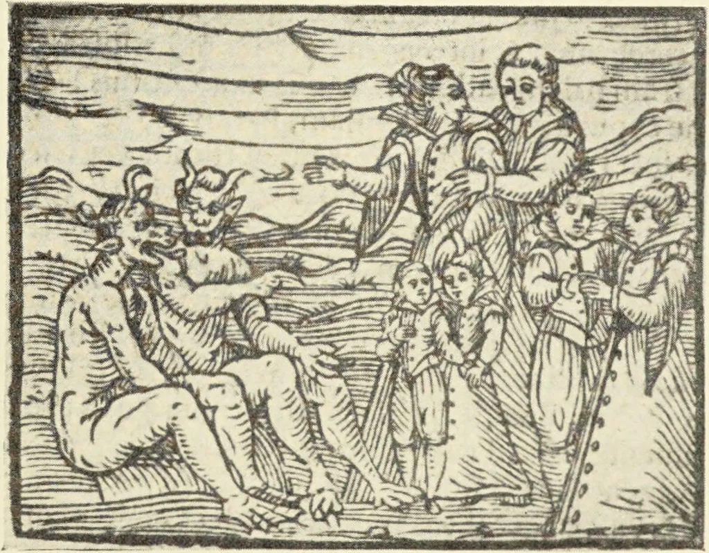 An illustration from Le musée des sorciers : mages et alchemistes / par Grillot de Givry., 1929, leaf 95