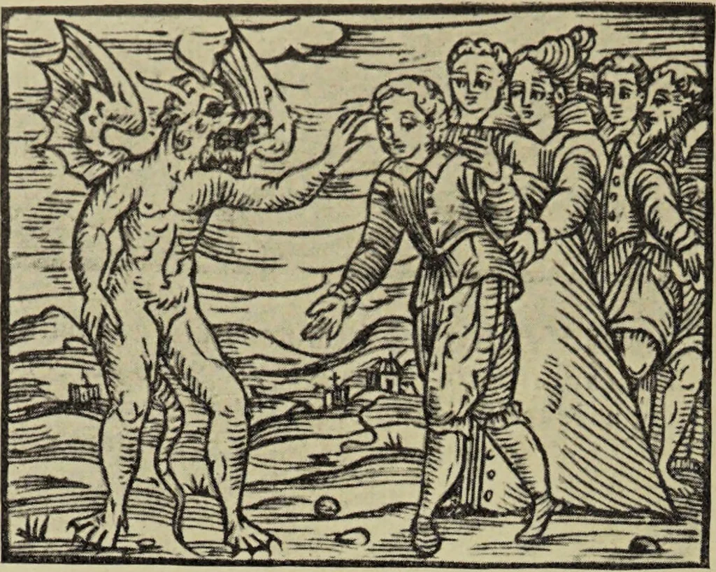 An illustration from Le musée des sorciers : mages et alchemistes / par Grillot de Givry., 1929, leaf 96