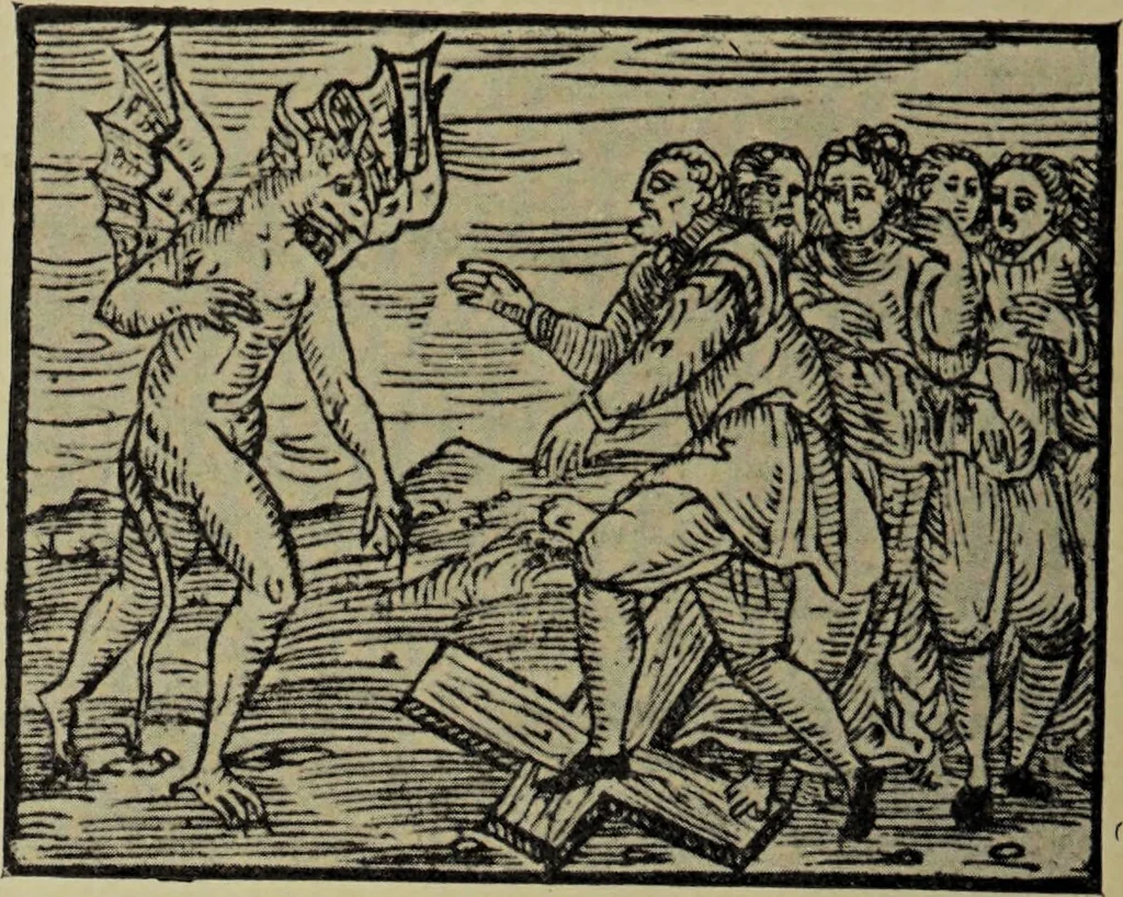 An illustration from Le musée des sorciers : mages et alchemistes / par Grillot de Givry., 1929, leaf 96