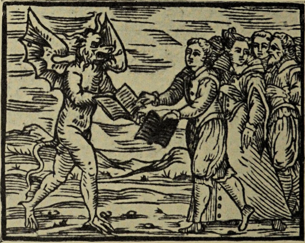 An illustration from Le musée des sorciers : mages et alchemistes / par Grillot de Givry., 1929, leaf 96