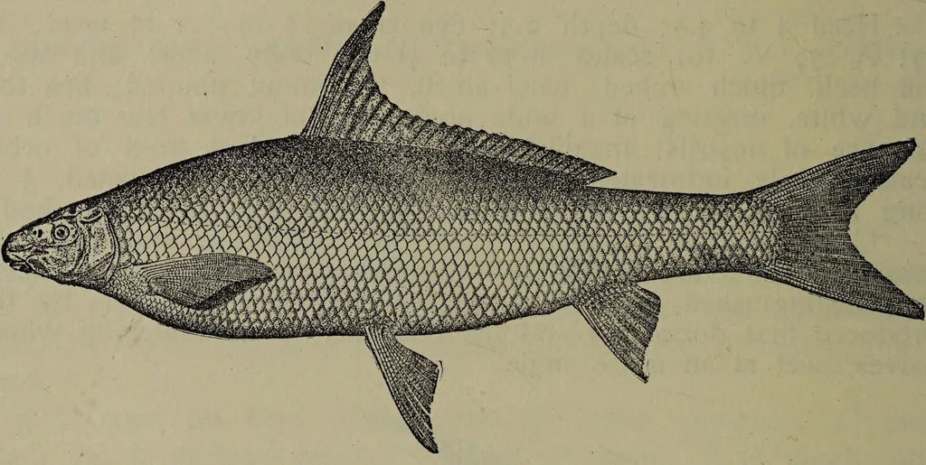 An illustration from American food and game fishes : A popular account of all the species found in America north of the equator / with keys for ready identification, life histories and methods of capture, by David Starr Jordan and Barton Warren Evermann, illustrated with colored plates and text drawings, and with photographs from life by A. Radclyffe Dugmore., 1902, leaf 106
