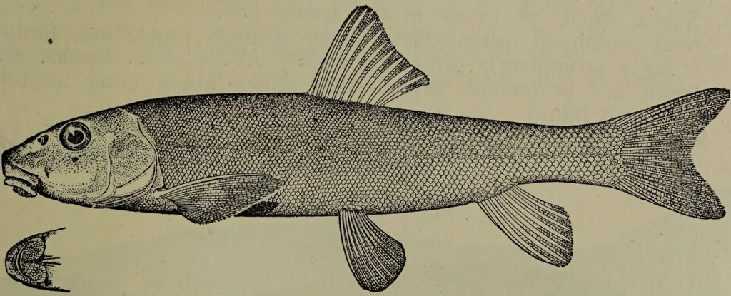 An illustration from American food and game fishes : A popular account of all the species found in America north of the equator / with keys for ready identification, life histories and methods of capture, by David Starr Jordan and Barton Warren Evermann, illustrated with colored plates and text drawings, and with photographs from life by A. Radclyffe Dugmore., 1902, leaf 115