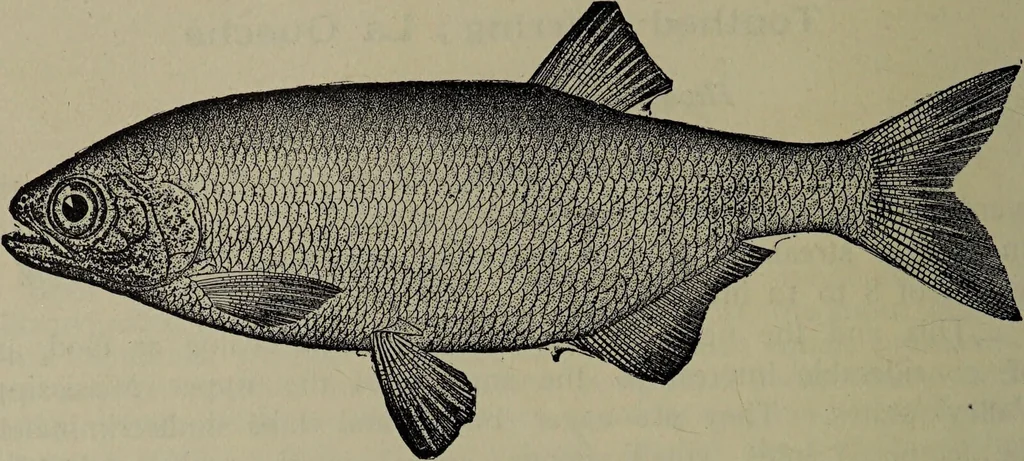 An illustration from American food and game fishes : A popular account of all the species found in America north of the equator / with keys for ready identification, life histories and methods of capture, by David Starr Jordan and Barton Warren Evermann, illustrated with colored plates and text drawings, and with photographs from life by A. Radclyffe Dugmore., 1902, leaf 164