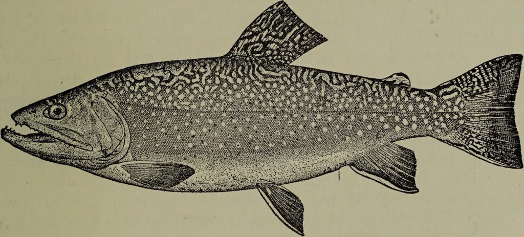 An illustration from American food and game fishes : A popular account of all the species found in America north of the equator / with keys for ready identification, life histories and methods of capture, by David Starr Jordan and Barton Warren Evermann, illustrated with colored plates and text drawings, and with photographs from life by A. Radclyffe Dugmore., 1902, leaf 293