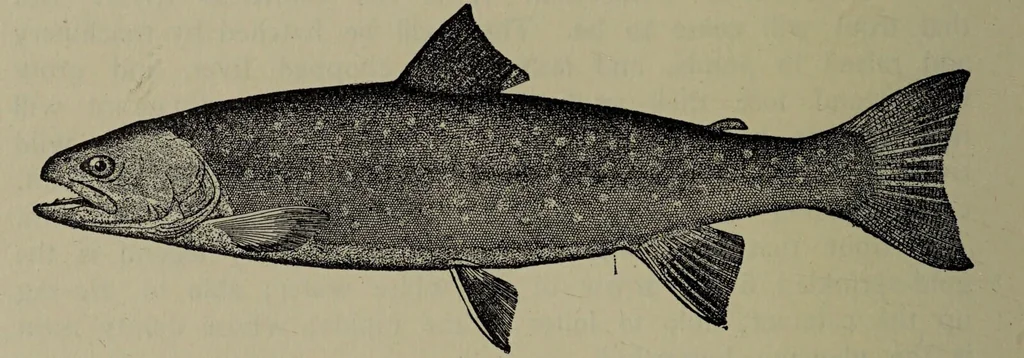 An illustration from American food and game fishes : A popular account of all the species found in America north of the equator / with keys for ready identification, life histories and methods of capture, by David Starr Jordan and Barton Warren Evermann, illustrated with colored plates and text drawings, and with photographs from life by A. Radclyffe Dugmore., 1902, leaf 298