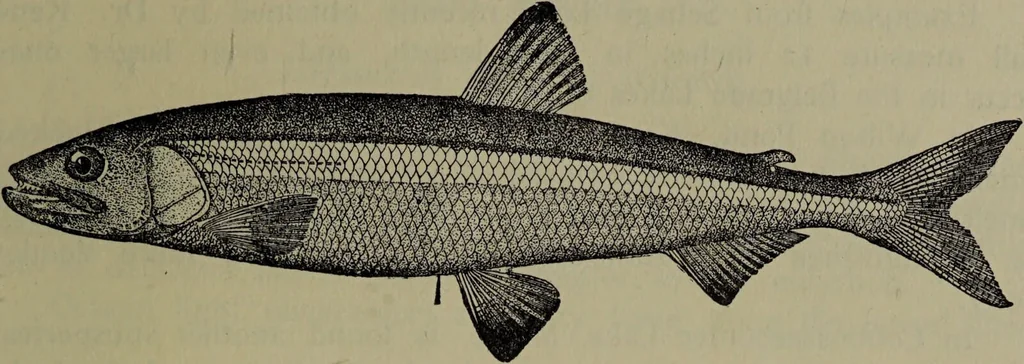 An illustration from American food and game fishes : A popular account of all the species found in America north of the equator / with keys for ready identification, life histories and methods of capture, by David Starr Jordan and Barton Warren Evermann, illustrated with colored plates and text drawings, and with photographs from life by A. Radclyffe Dugmore., 1902, leaf 319