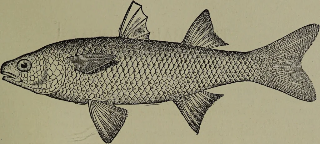 An illustration from American food and game fishes : A popular account of all the species found in America north of the equator / with keys for ready identification, life histories and methods of capture, by David Starr Jordan and Barton Warren Evermann, illustrated with colored plates and text drawings, and with photographs from life by A. Radclyffe Dugmore., 1902, leaf 347
