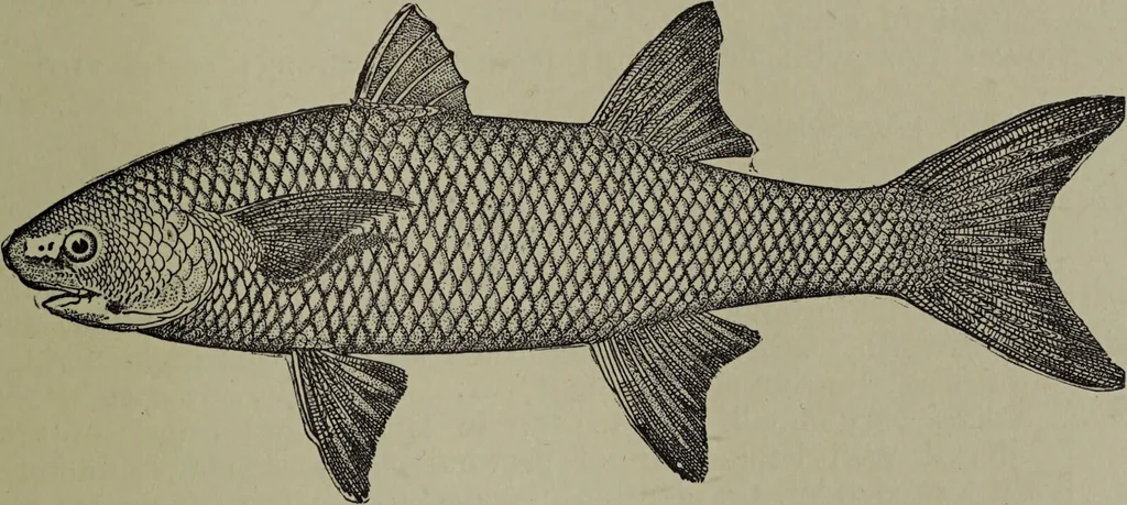 An illustration from American food and game fishes : A popular account of all the species found in America north of the equator / with keys for ready identification, life histories and methods of capture, by David Starr Jordan and Barton Warren Evermann, illustrated with colored plates and text drawings, and with photographs from life by A. Radclyffe Dugmore., 1902, leaf 347