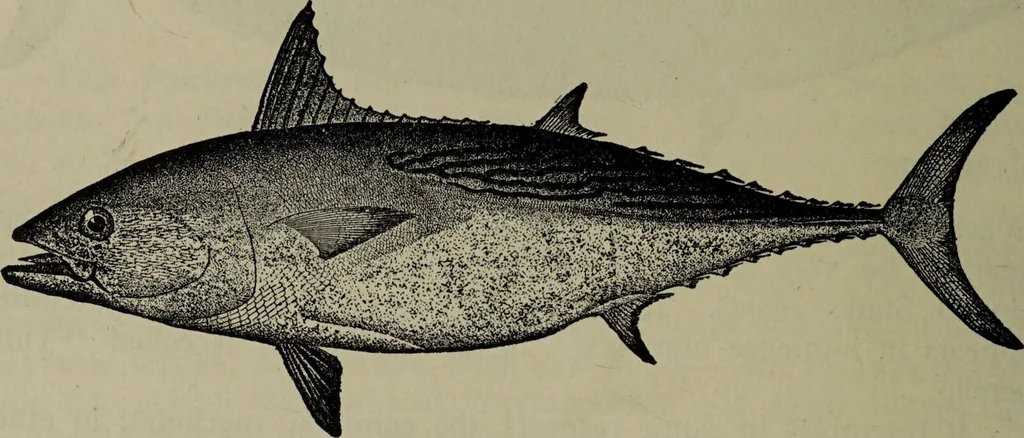 An illustration from American food and game fishes : A popular account of all the species found in America north of the equator / with keys for ready identification, life histories and methods of capture, by David Starr Jordan and Barton Warren Evermann, illustrated with colored plates and text drawings, and with photographs from life by A. Radclyffe Dugmore., 1902, leaf 372