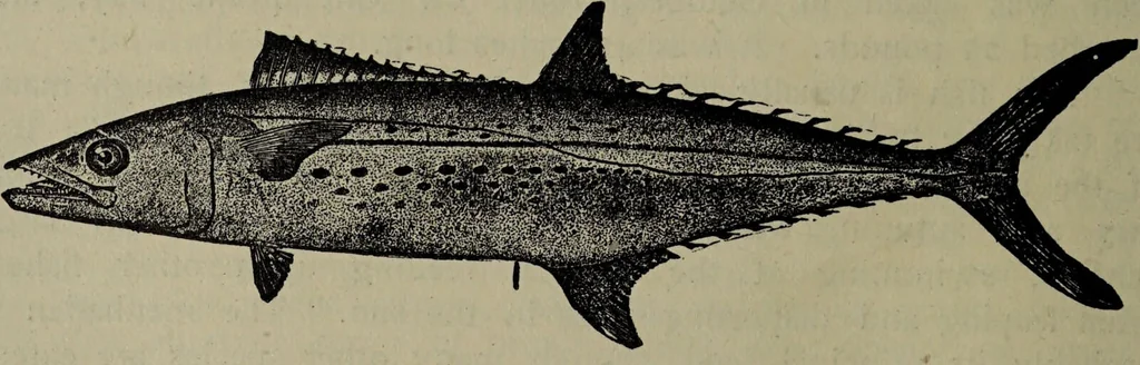 An illustration from American food and game fishes : A popular account of all the species found in America north of the equator / with keys for ready identification, life histories and methods of capture, by David Starr Jordan and Barton Warren Evermann, illustrated with colored plates and text drawings, and with photographs from life by A. Radclyffe Dugmore., 1902, leaf 380