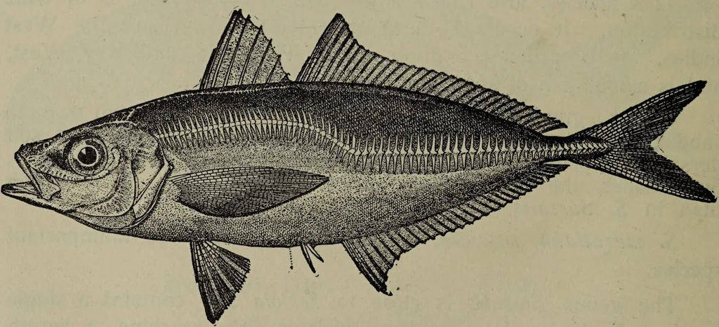 An illustration from American food and game fishes : A popular account of all the species found in America north of the equator / with keys for ready identification, life histories and methods of capture, by David Starr Jordan and Barton Warren Evermann, illustrated with colored plates and text drawings, and with photographs from life by A. Radclyffe Dugmore., 1902, leaf 398