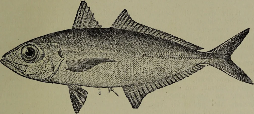 An illustration from American food and game fishes : A popular account of all the species found in America north of the equator / with keys for ready identification, life histories and methods of capture, by David Starr Jordan and Barton Warren Evermann, illustrated with colored plates and text drawings, and with photographs from life by A. Radclyffe Dugmore., 1902, leaf 399