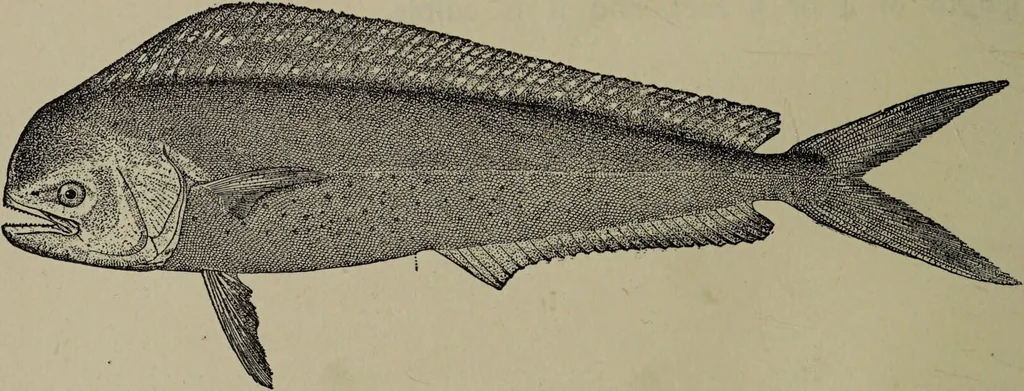 An illustration from American food and game fishes : A popular account of all the species found in America north of the equator / with keys for ready identification, life histories and methods of capture, by David Starr Jordan and Barton Warren Evermann, illustrated with colored plates and text drawings, and with photographs from life by A. Radclyffe Dugmore., 1902, leaf 434