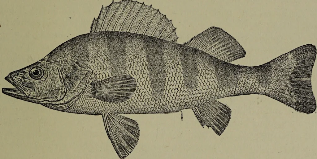 An illustration from American food and game fishes : A popular account of all the species found in America north of the equator / with keys for ready identification, life histories and methods of capture, by David Starr Jordan and Barton Warren Evermann, illustrated with colored plates and text drawings, and with photographs from life by A. Radclyffe Dugmore., 1902, leaf 487