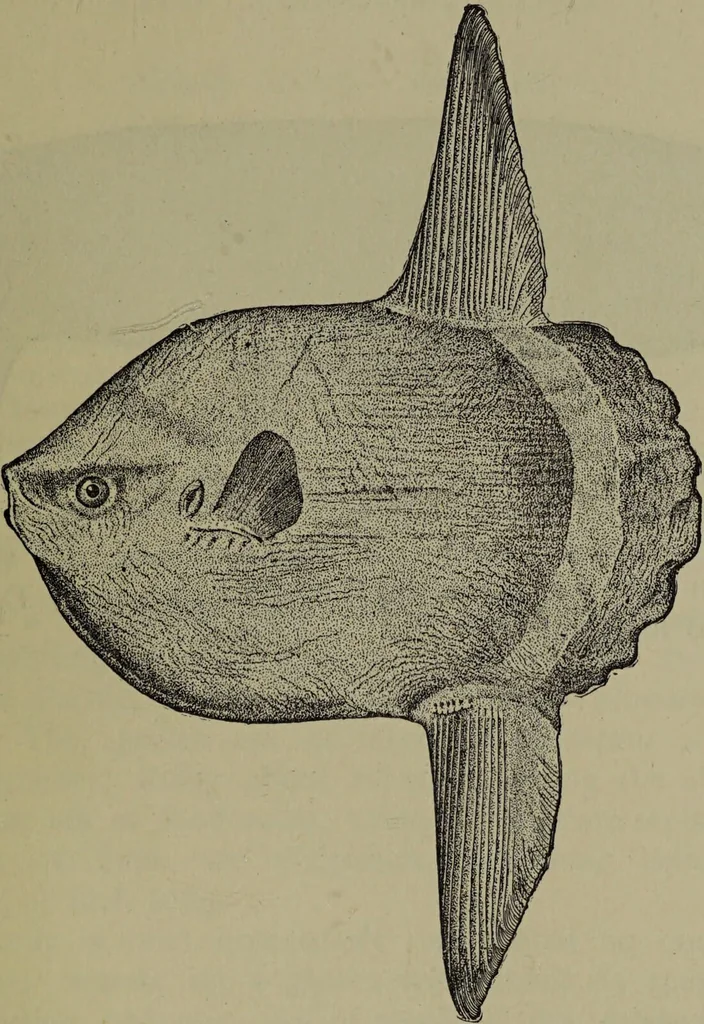 An illustration from American food and game fishes : A popular account of all the species found in America north of the equator / with keys for ready identification, life histories and methods of capture, by David Starr Jordan and Barton Warren Evermann, illustrated with colored plates and text drawings, and with photographs from life by A. Radclyffe Dugmore., 1902, leaf 689