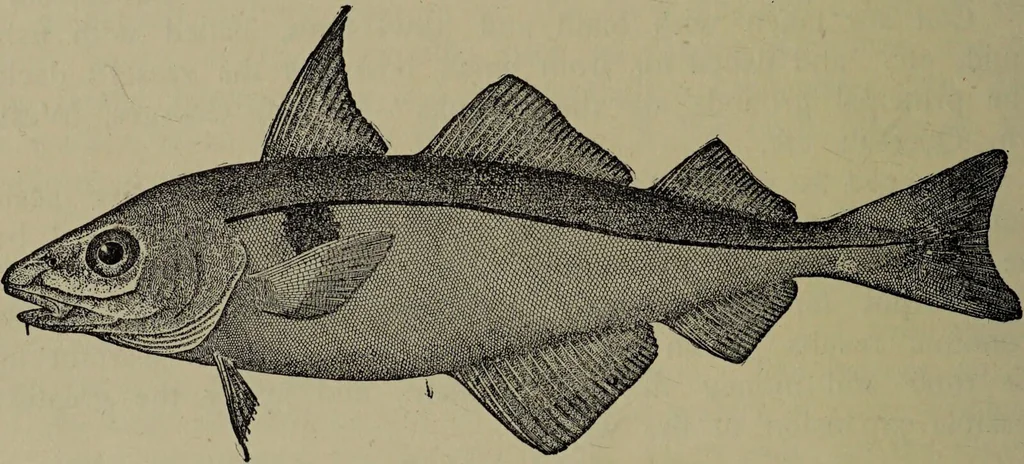 An illustration from American food and game fishes : A popular account of all the species found in America north of the equator / with keys for ready identification, life histories and methods of capture, by David Starr Jordan and Barton Warren Evermann, illustrated with colored plates and text drawings, and with photographs from life by A. Radclyffe Dugmore., 1902, leaf 714