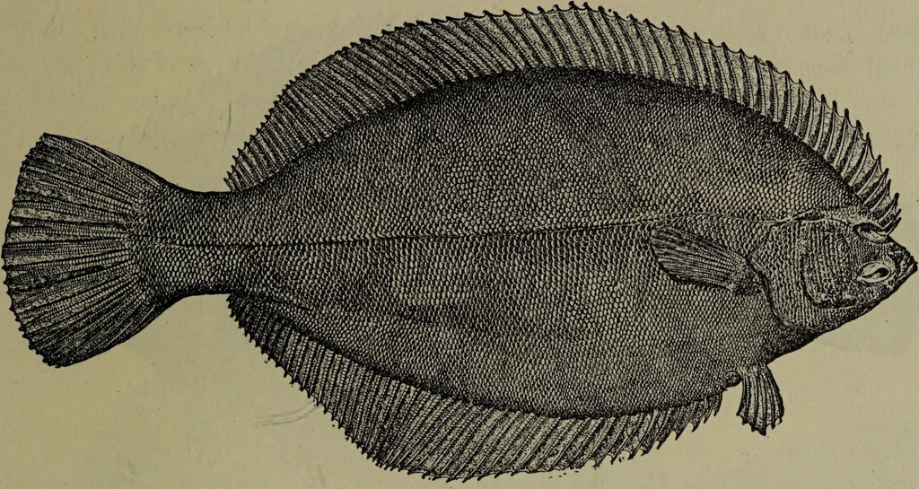 An illustration from American food and game fishes : A popular account of all the species found in America north of the equator / with keys for ready identification, life histories and methods of capture, by David Starr Jordan and Barton Warren Evermann, illustrated with colored plates and text drawings, and with photographs from life by A. Radclyffe Dugmore., 1902, leaf 727