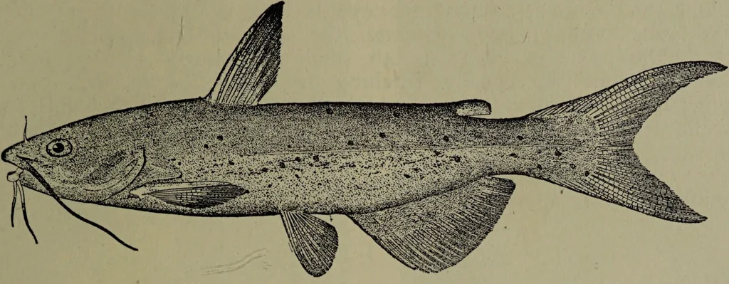 An illustration from American food and game fishes : A popular account of all the species found in America north of the equator / with keys for ready identification, life histories and methods of capture, by David Starr Jordan and Barton Warren Evermann, illustrated with colored plates and text drawings, and with photographs from life by A. Radclyffe Dugmore., 1902, leaf 81