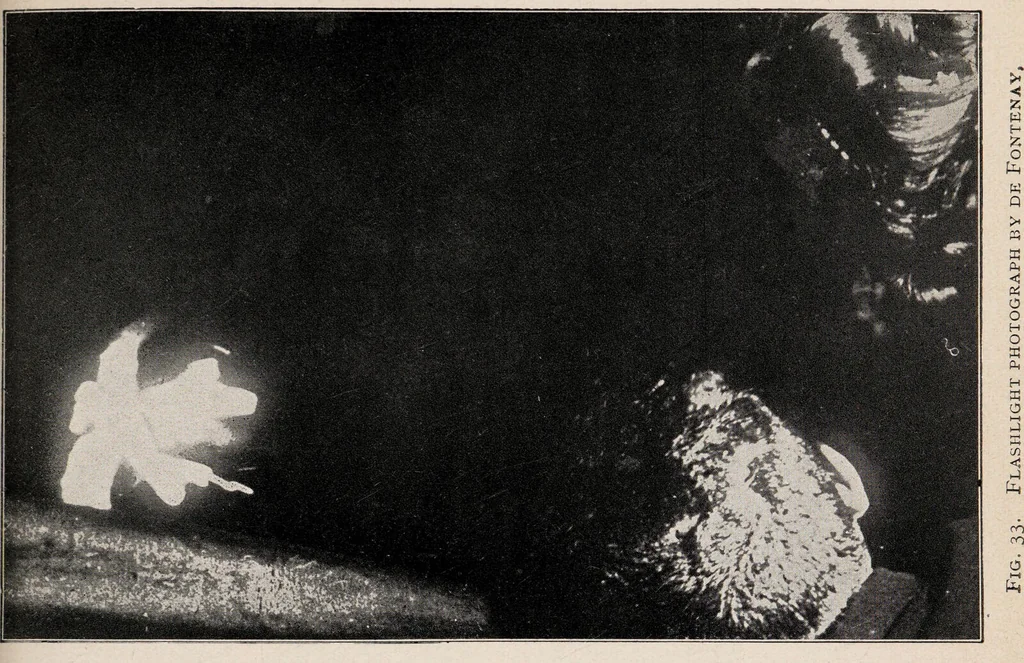 An illustration from Phenomena of materialisation : a contribution to the investigation of mediumistic teleplastics / by Baron von Schrenck Notzing ; translated by E.E. Fournier d'Albe., 1923, leaf 139