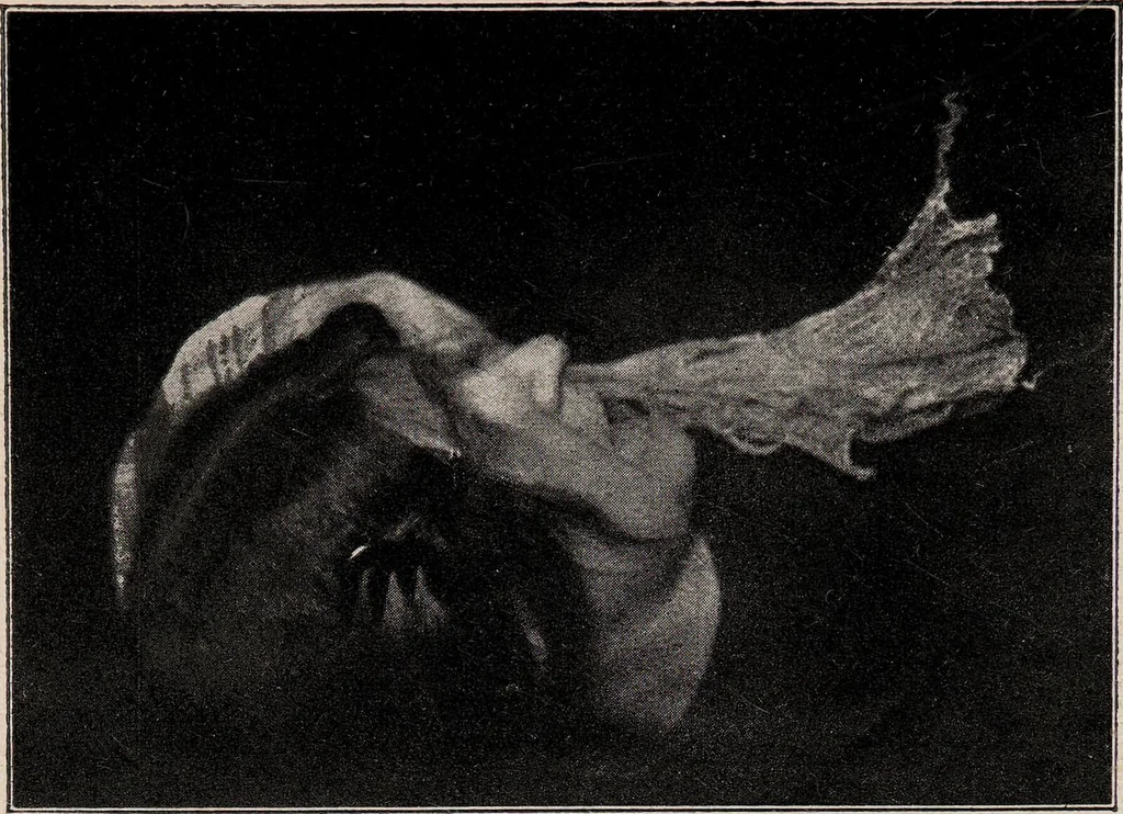 An illustration from Phenomena of materialisation : a contribution to the investigation of mediumistic teleplastics / by Baron von Schrenck Notzing ; translated by E.E. Fournier d'Albe., 1923, leaf 316