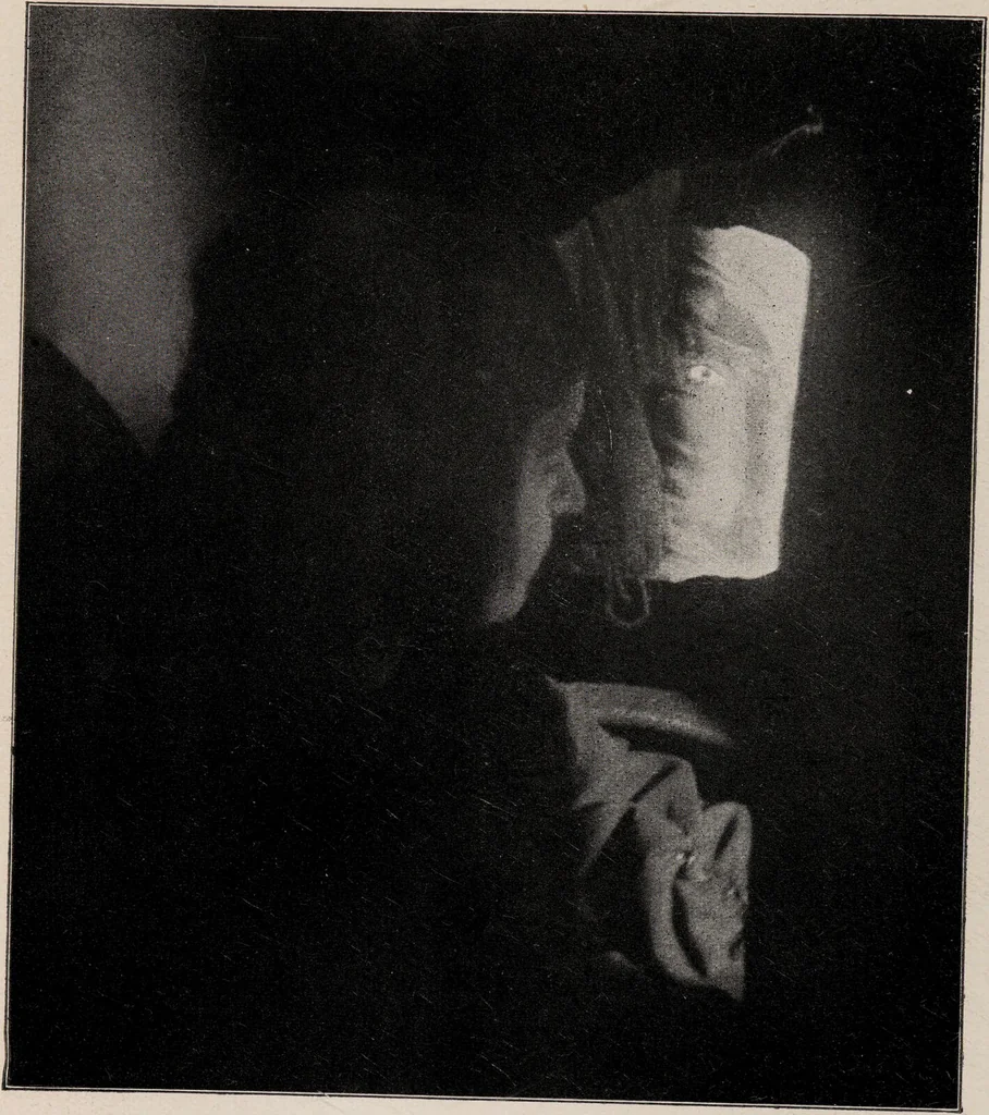An illustration from Phenomena of materialisation : a contribution to the investigation of mediumistic teleplastics / by Baron von Schrenck Notzing ; translated by E.E. Fournier d'Albe., 1923, leaf 326