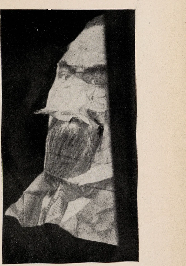 An illustration from Phenomena of materialisation : a contribution to the investigation of mediumistic teleplastics / by Baron von Schrenck Notzing ; translated by E.E. Fournier d'Albe., 1923, leaf 357