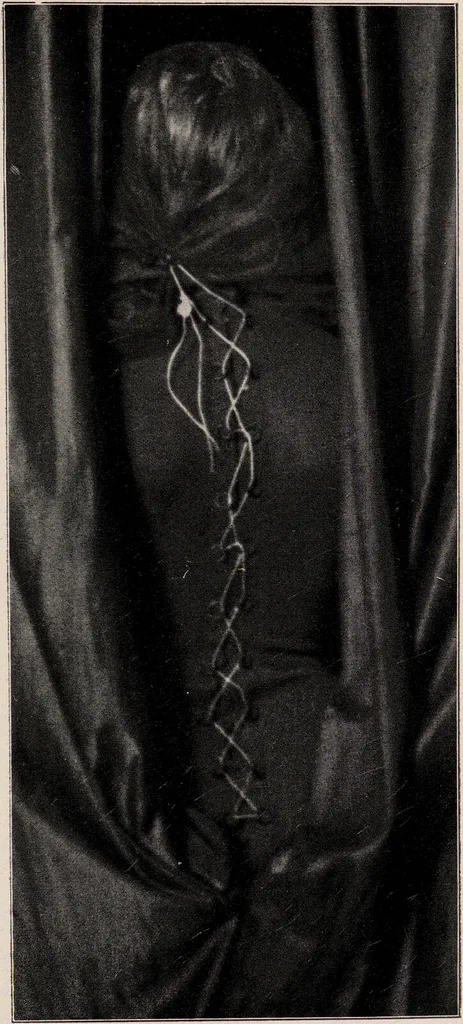 An illustration from Phenomena of materialisation : a contribution to the investigation of mediumistic teleplastics / by Baron von Schrenck Notzing ; translated by E.E. Fournier d'Albe., 1923, leaf 403