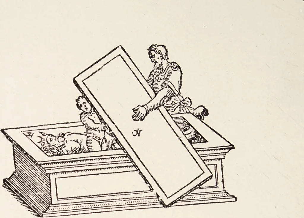 An illustration from Alchemy: ancient and modern : being a brief account of the alchemistic doctrines, and their relations, to mysticism on the one hand, and to recent discoveries in physical science on the other hand ; together with some particulars regarding the lives and teachings of the most noted alchemists / by H. Stanley Redgrove., 1911, leaf 60