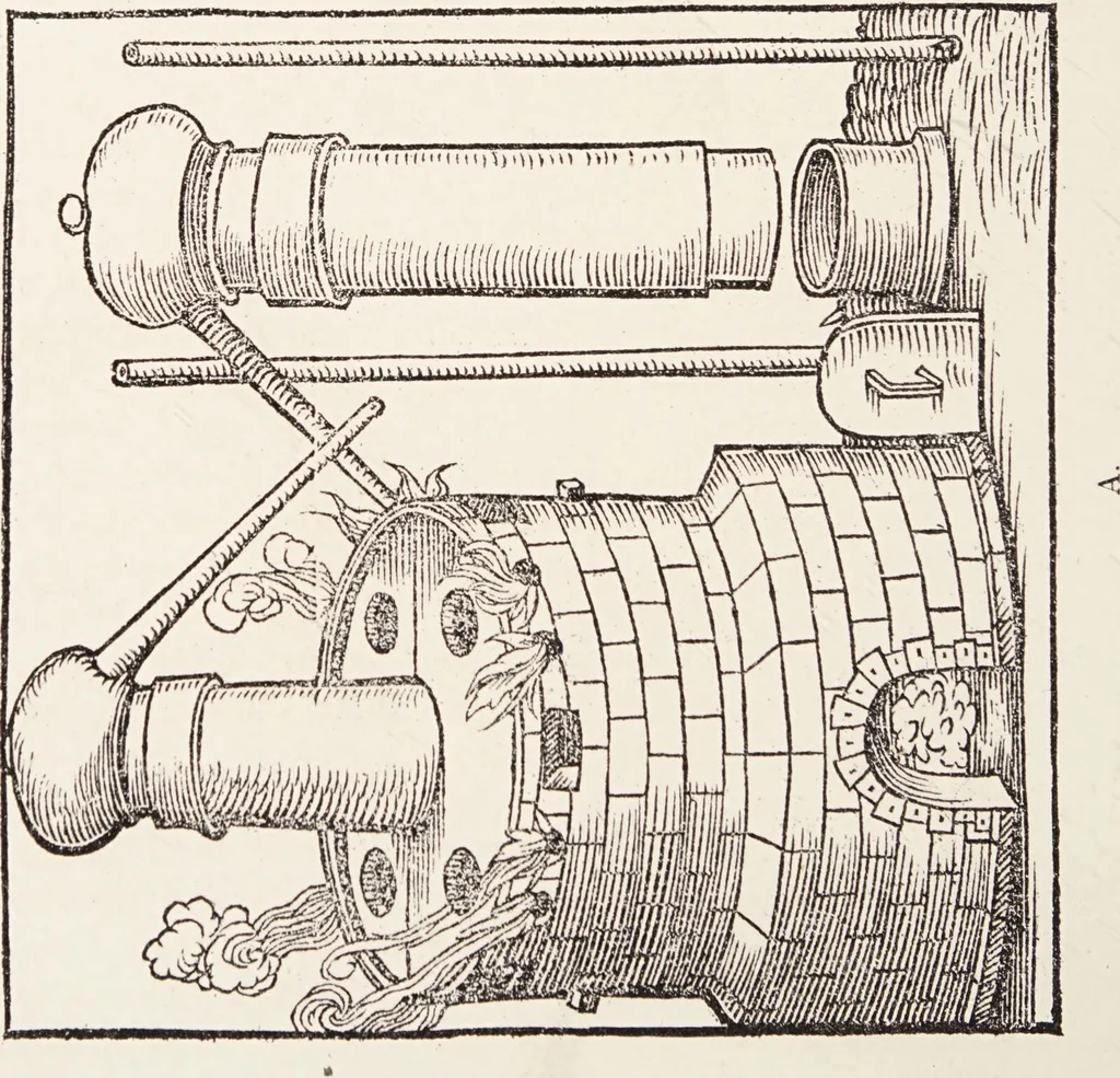 An illustration from Alchemy: ancient and modern : being a brief account of the alchemistic doctrines, and their relations, to mysticism on the one hand, and to recent discoveries in physical science on the other hand ; together with some particulars regarding the lives and teachings of the most noted alchemists / by H. Stanley Redgrove., 1911, leaf 66