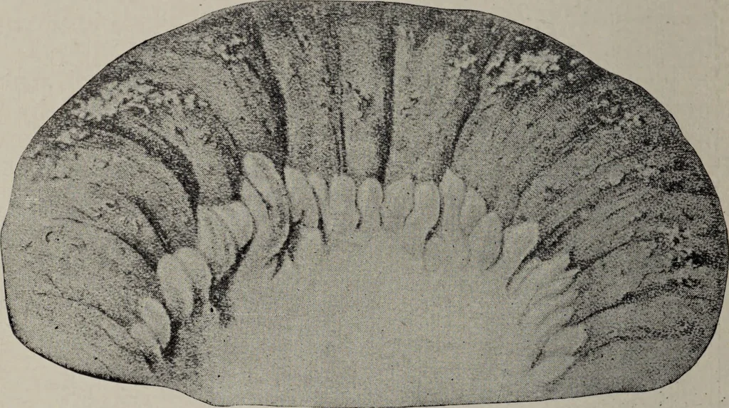 An illustration from A text-book of pathology / by Alfred Stengel ; with 394 illustrations in the text, many of them in colors, and 7 full-page chromolithographic plates., 1903, leaf 574